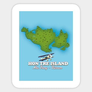 Hon Tre Island vietnam map Sticker